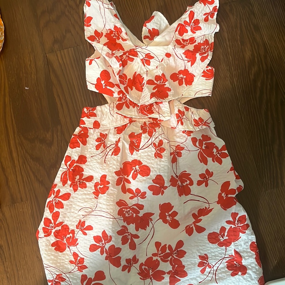 Zara floral dress size 8